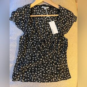 Reformation Britta tie front top